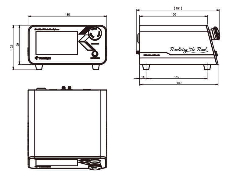 سلسلة MC، مزود طاقة ليزر مايكروشيب دون النانوثانية - رسومات ميكانيكية - RealLight
