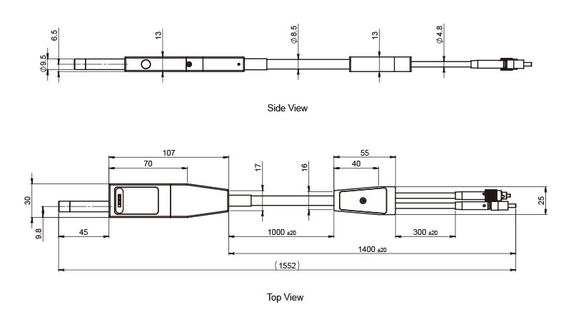 RL-RP Series Raman Probe Mechanical-Drawings_RealLight