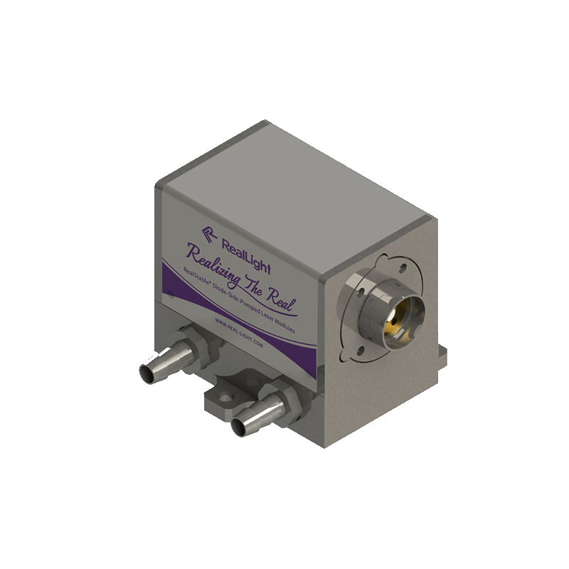 Modulo a pompa laterale con diodi QCW da 3000 W raffreddato ad acqua.