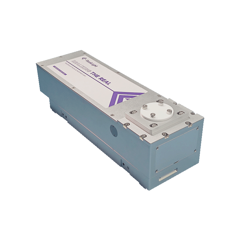 Laser de nanossegundos bombeado por lâmpada e comutado por Q da série HQF