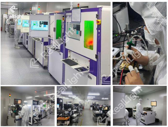 Production Workshop of RealLight 1535 nm Eye-Safe Erbium Glass Laser