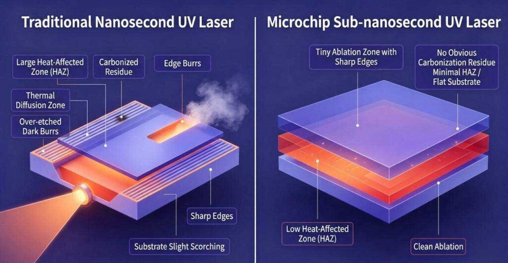 Photoresist Repair and Microchip Laser Applications